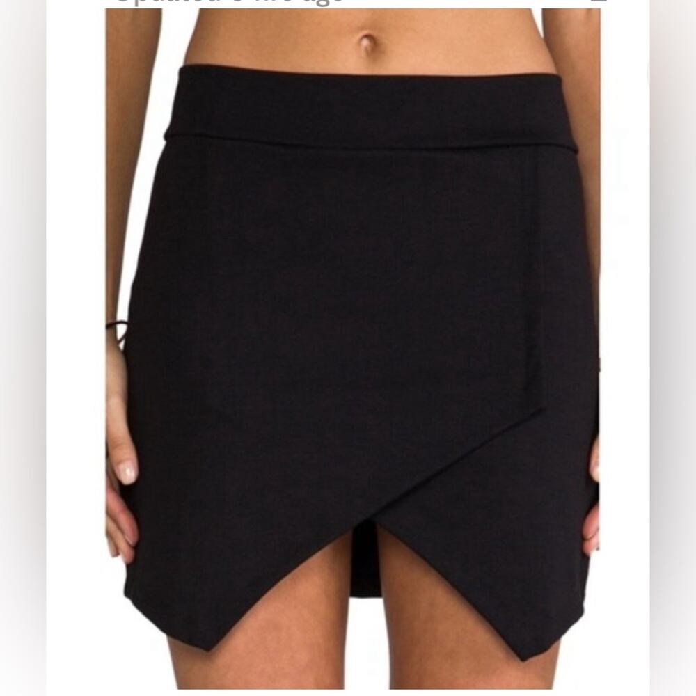 LNA Columbine Asymmetrical Goth Minimalist Date night Mini Skirt size S